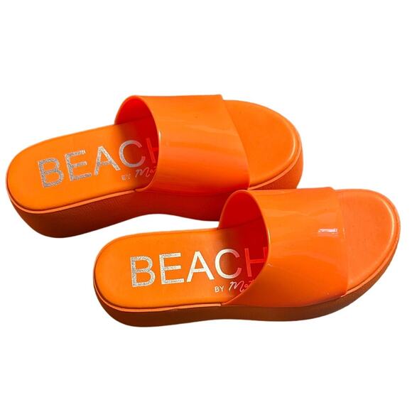 Beach by Matisse Solar Platform Sandal in Orange Size 6M - Picture 2 of 8